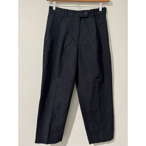 COS blue pants linen cotton blend 8 - Picture 1 of 9